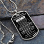 TO MY NEPHEW | DOG TAG NECKLACE