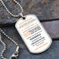 TO MY NEPHEW | DOG TAG NECKLACE