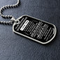 TO MY NEPHEW | DOG TAG NECKLACE