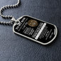 DOG TAG | TO MY SON