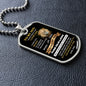 TO MY SON | DOG TAG NECKLACE