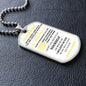 TO MY NEPHEW | DOG TAG NECKLACE