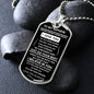 TO MY NEPHEW | DOG TAG NECKLACE