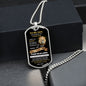 TO MY SON | DOG TAG NECKLACE