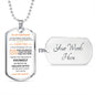 TO MY NEPHEW | DOG TAG NECKLACE