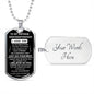 TO MY NEPHEW | DOG TAG NECKLACE