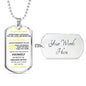 TO MY NEPHEW | DOG TAG NECKLACE