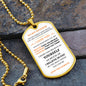 TO MY NEPHEW | DOG TAG NECKLACE