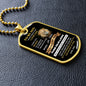 TO MY SON | DOG TAG NECKLACE