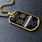 DOG TAG | TO MY SON