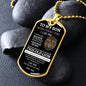 DOG TAG | TO MY SON