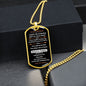 TO MY NEPHEW | DOG TAG NECKLACE