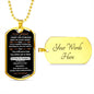 TO MY NEPHEW | DOG TAG NECKLACE
