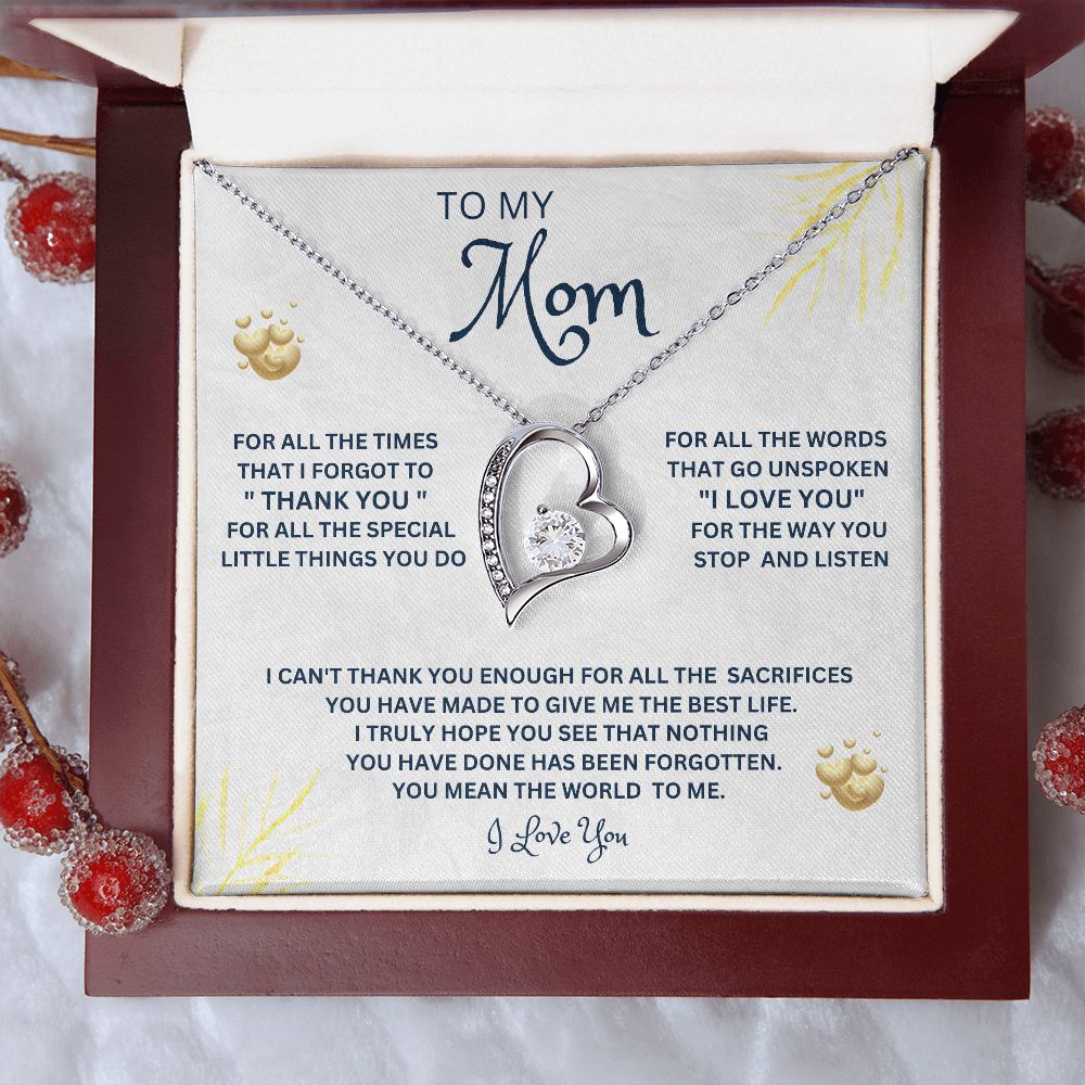To My Mom | Forever Love Necklace