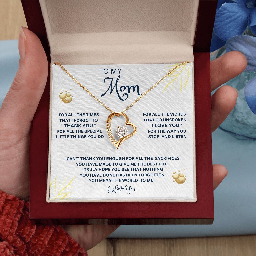 To My Mom | Forever Love Necklace