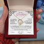 WHITE GOLD FOREVER LOVE NECKLACE | DAUGHTER