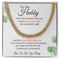 TO MY Hubby | Cuban Link Chain