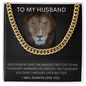 TO MY HUSBAND | Cuban Link Chain