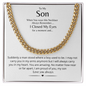 TO MY SON | Cuban Link Chain