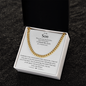 TO MY SON | Cuban Link Chain