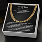 To My Son | Cuban Link Chain
