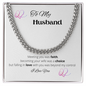 TO MY HUSBAND | Cuban Link Chain
