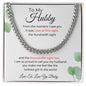 TO MY Hubby | Cuban Link Chain
