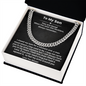 To My Son | Cuban Link Chain