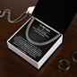 To My Son | Cuban Link Chain