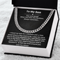 To My Son | Cuban Link Chain