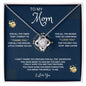To My Mom | Love Knot Necklace