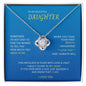 TO MY BEAUTIFUL DAUGHTER | LOVE KNOT NECKLACE
