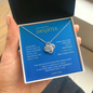 TO MY BEAUTIFUL DAUGHTER | LOVE KNOT NECKLACE