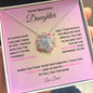 TO MY BEAUTIFUL DAUGHTER | DAD | LOVE KNOT NECKLACE