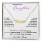 Beautiful Daughter | Custom Name Necklace with MC