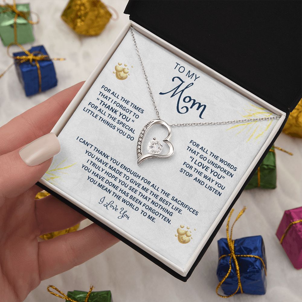To My Mom | Forever Love Necklace