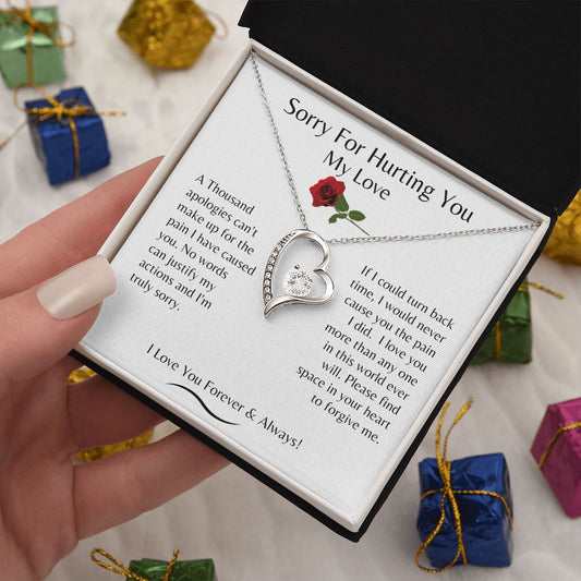 Sorry For Hurting You My Love | Forever Love Necklace
