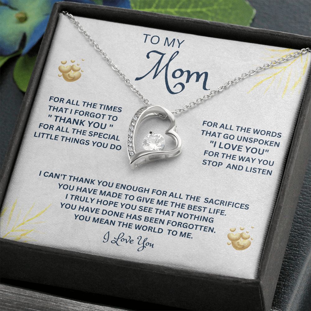To My Mom | Forever Love Necklace