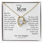 To My Mom | Dazzling Forever Love Necklace