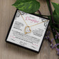 WHITE GOLD FOREVER LOVE NECKLACE | DAUGHTER