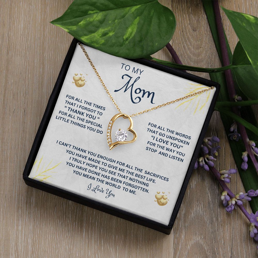 To My Mom | Forever Love Necklace