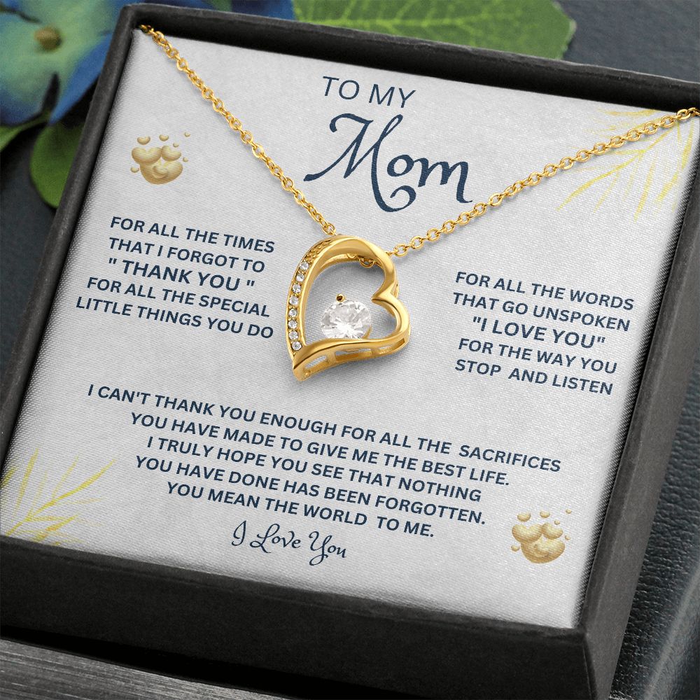 To My Mom | Forever Love Necklace