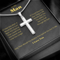 To My Man | Stainless Steel Cross Necklace