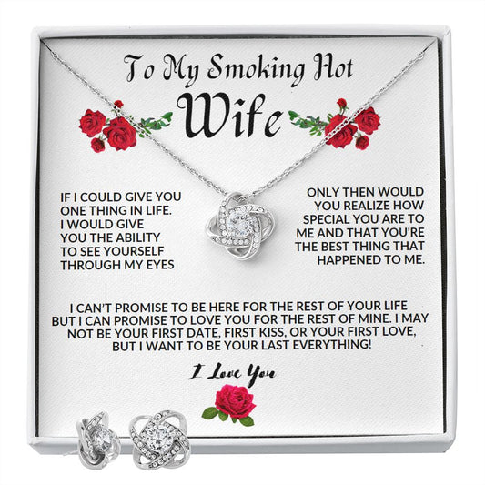 To My Smoking Hot Wife | Forever Love Necklace