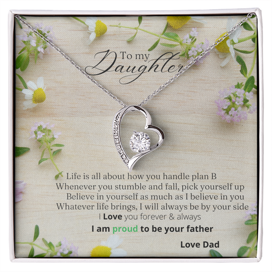 To My Daughter | Forever Love Necklace