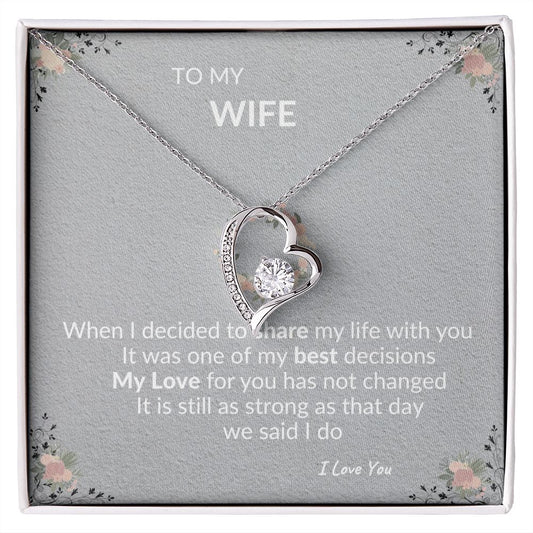 TO MY WIFE | FOREVER LOVE NECKLACE