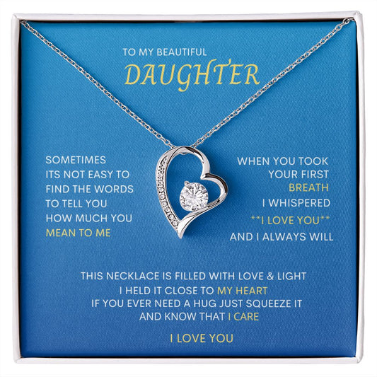 TO MY B DAUGHTER | FOREVER LOVE NECKLACE
